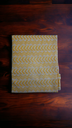 Mustard Yellow Unstitched Suit Set with Chikan Pattern